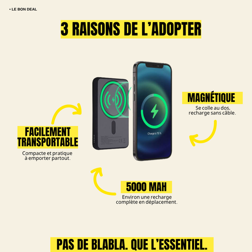 Batterie externe MagSafe Android