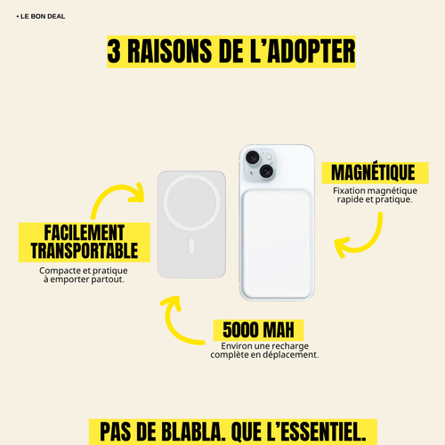 Batterie externe MagSafe iPhone
