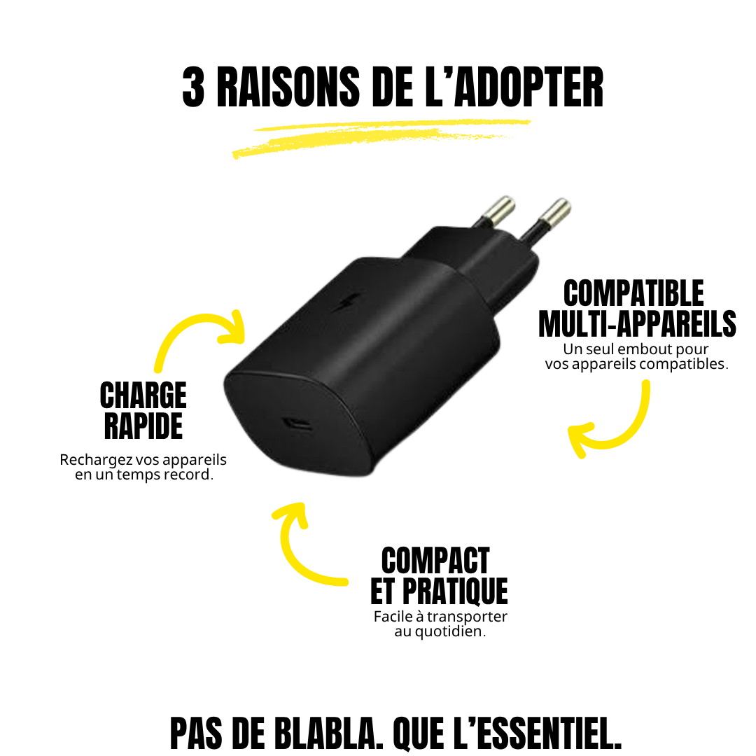 Chargeur Android - Embout secteur
