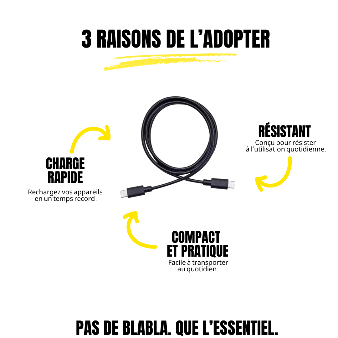 Chargeur Android - Câble USB-C