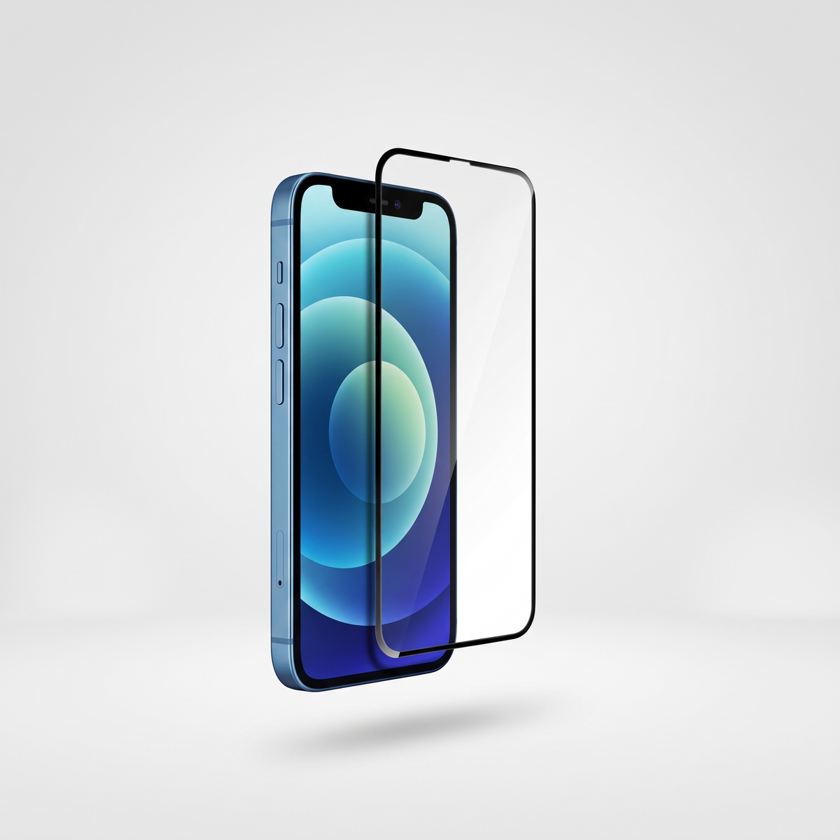 Verre trempé iPhone LE BON DEAL posé près d'un iPhone